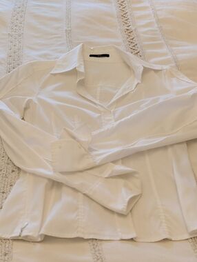 Hugo Boss White Shirt with Black Label